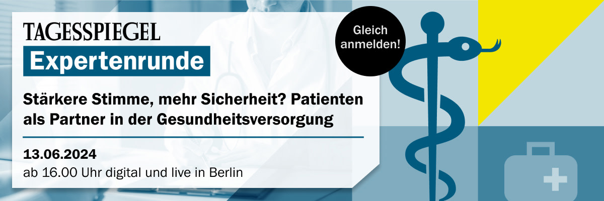 https://ar.tagesspiegel.de/r?t=https%3A%2F%2Fveranstaltungen.tagesspiegel.de%2Fevent%2F3eef1de4-6e66-4690-aebe-4c5f32f3220c%2Fsummary%3FRefId%3Dcheckpoint%26utm_campaign%3Dexpert-patientensicherheit%26utm_medium%3Dmail%26utm_source%3Dcheckpoint