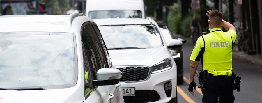 Polizei Berlin registrierte mehr als 15.000 Ordnungswidrigkeiten