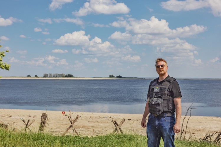 Enno Lenze Khakovka Reservoir in der Ukraine
