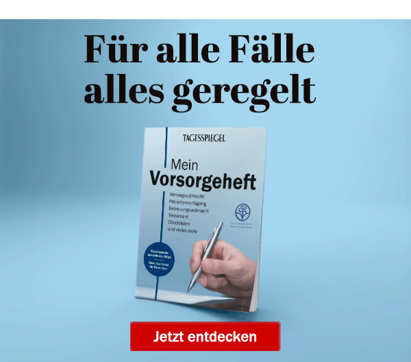 https://ar.tagesspiegel.de/r?t=https%3A%2F%2Fshop.tagesspiegel.de%2Funser-sortiment%2Fbuecher-medien%2Fgesundheit-vorsorge%2F782%2Fmein-vorsorgeheft%3Futm_source%3DTSPde%26utm_medium%3DTSPde%26utm_campaign%3DNewsletter%26utm_content%3DTSP-NL