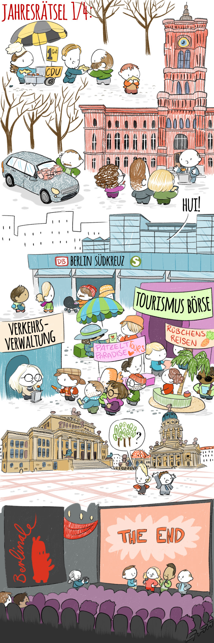 Comic Jahresrätsel 1/4