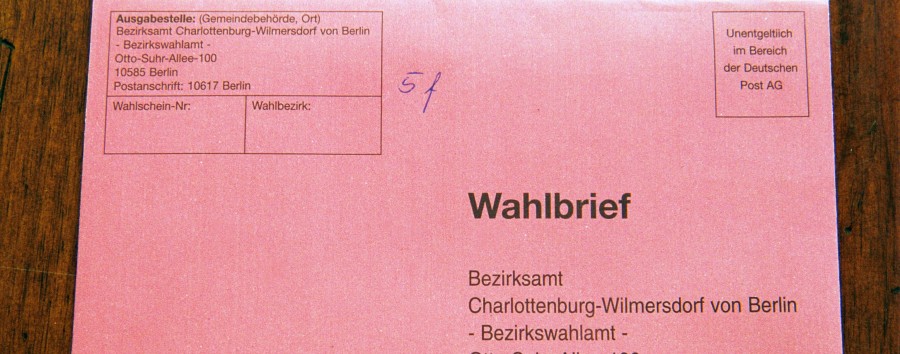 Berliner Wahlpanne, die nächste: Amt in Charlottenburg-Wilmersdorf verschickt ungültige Briefwahlunterlagen