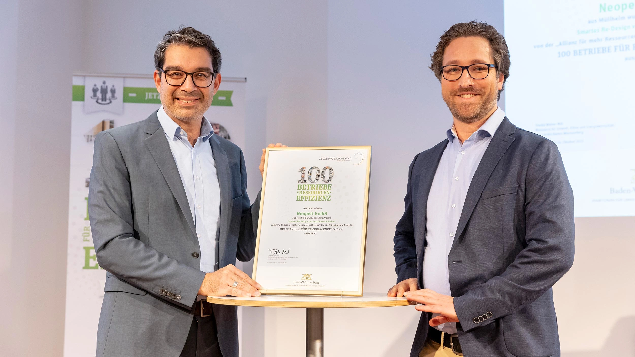 Award of the State of Baden-Württemberg for our SPX V in PA