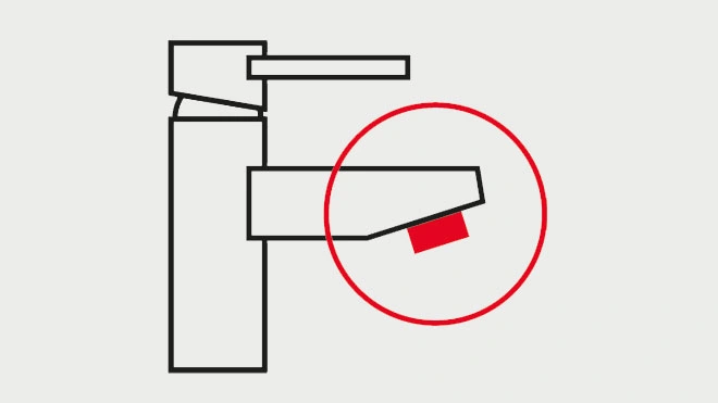 Um bis zu 60 % senkt ein NEOPERL Wassersparer den Verbrauch am Waschtisch.