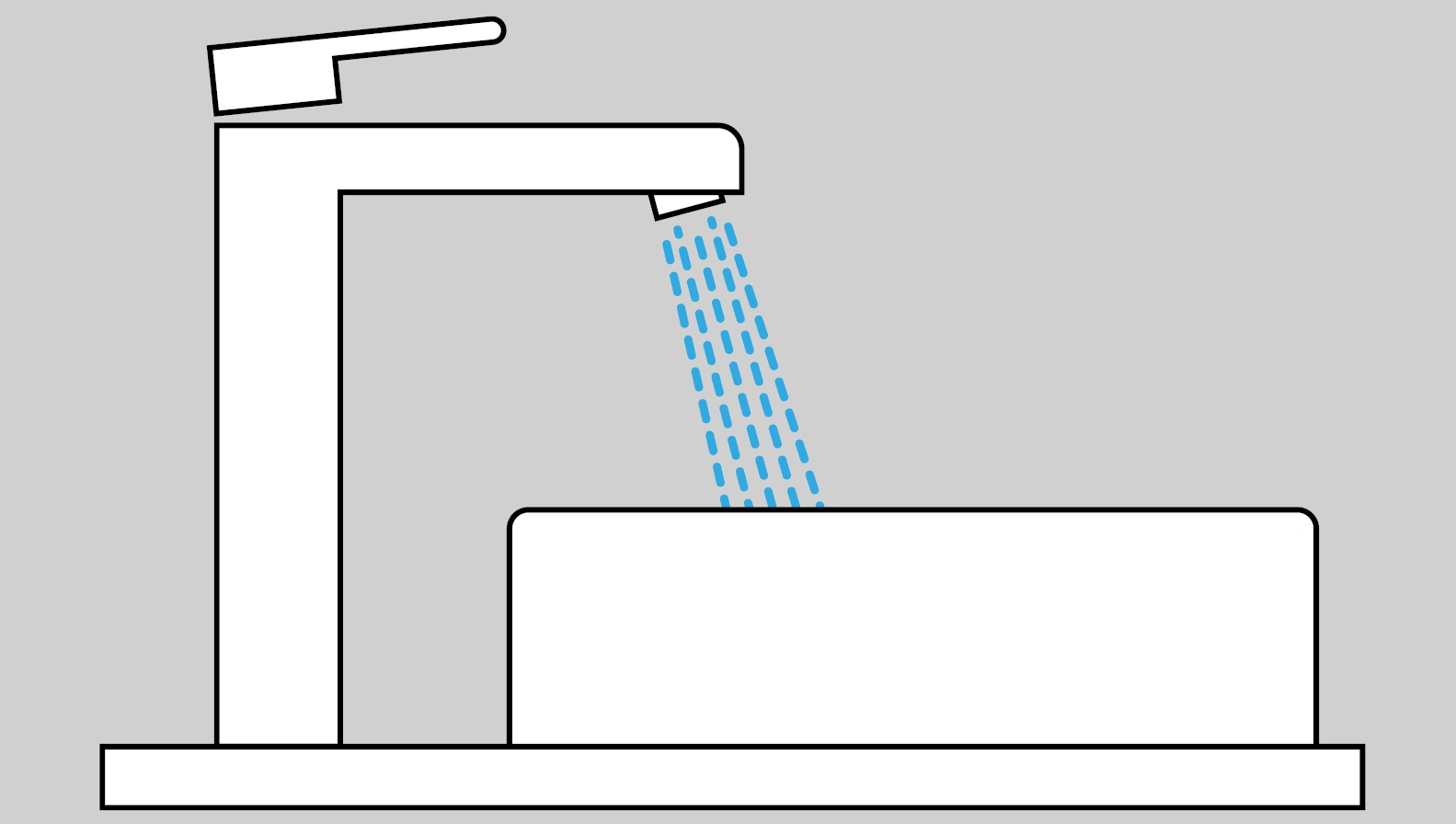 Robinetterie de lavabo