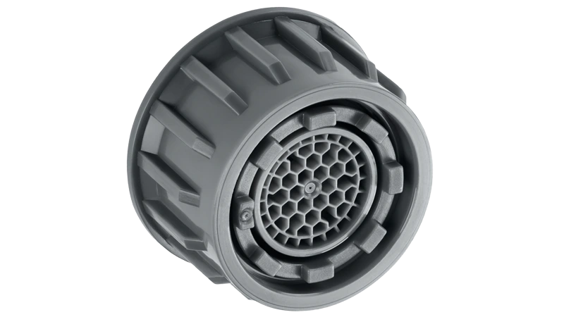 Low flow comfort faucet aerators