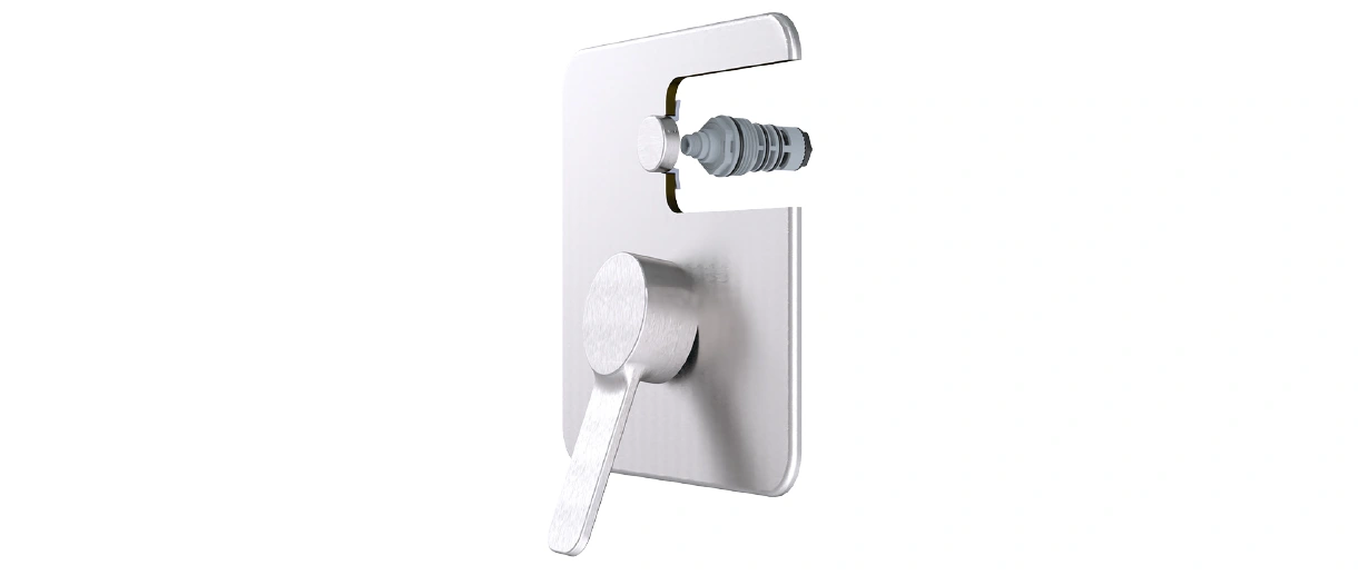 Diverters for wall mount faucets