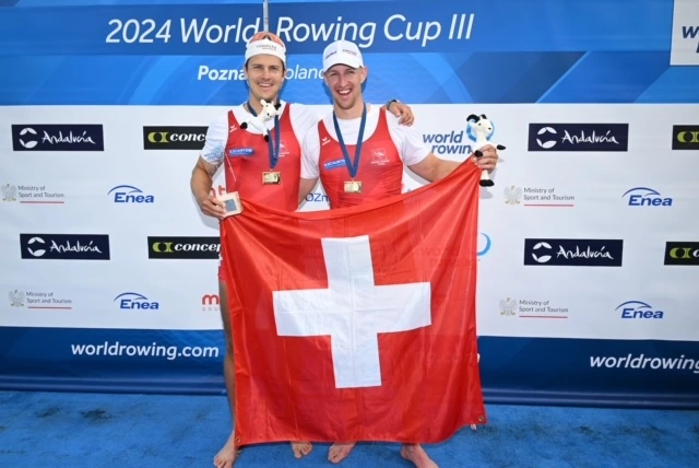 Röösli Gulich Weltcupsieg 2024 - Medallien