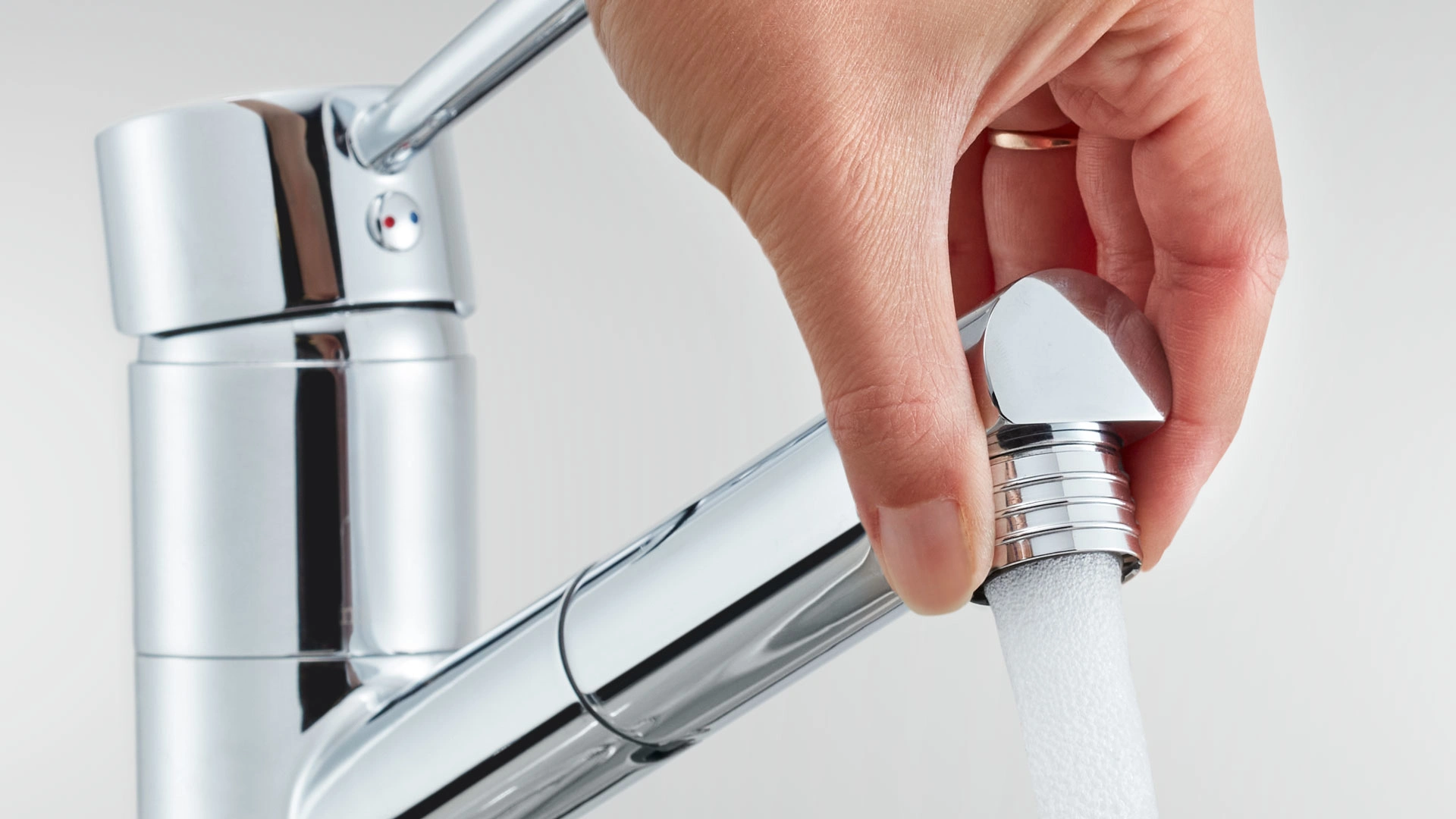 Increase the water flow