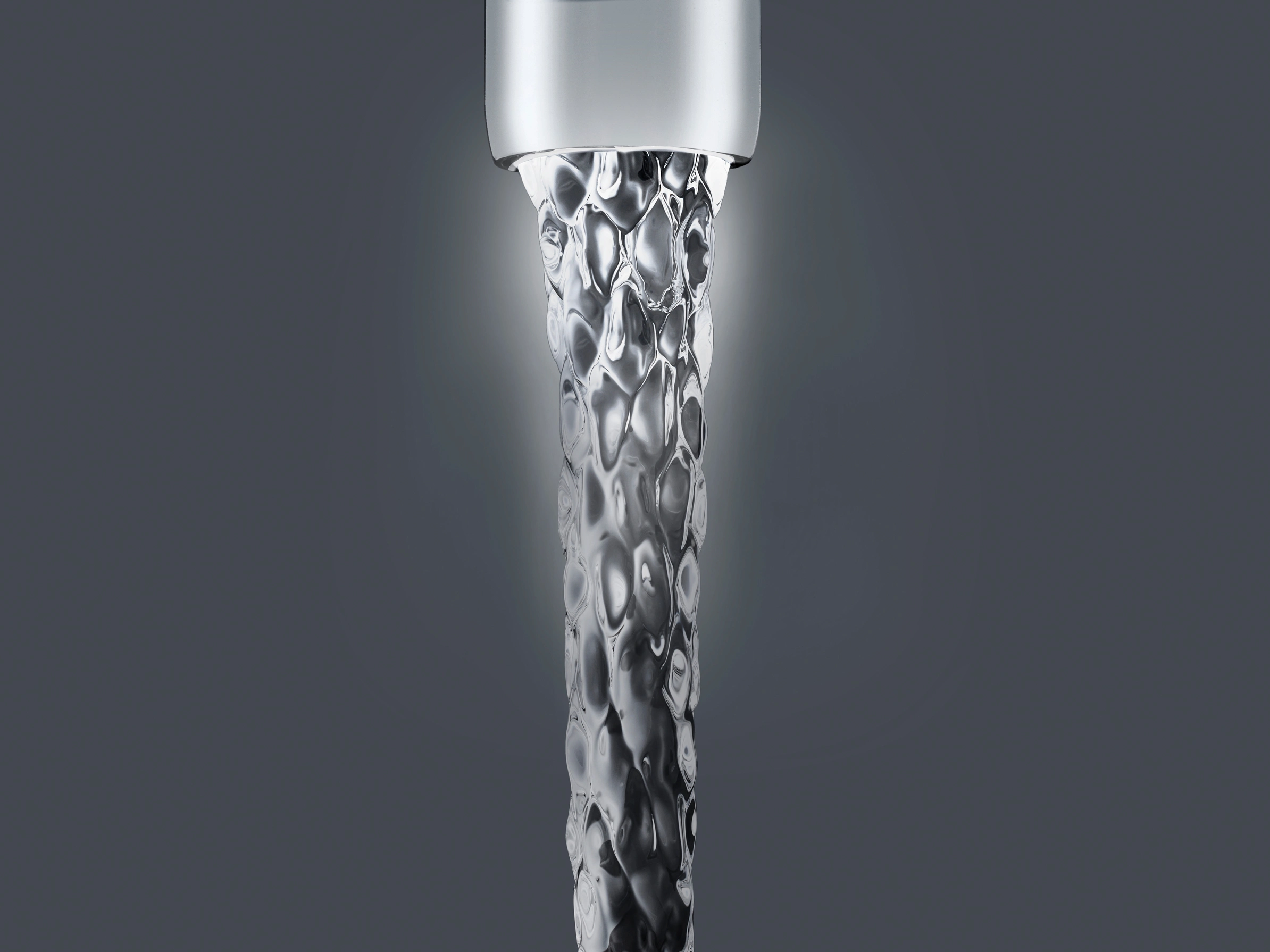 Diamond faucet aerator