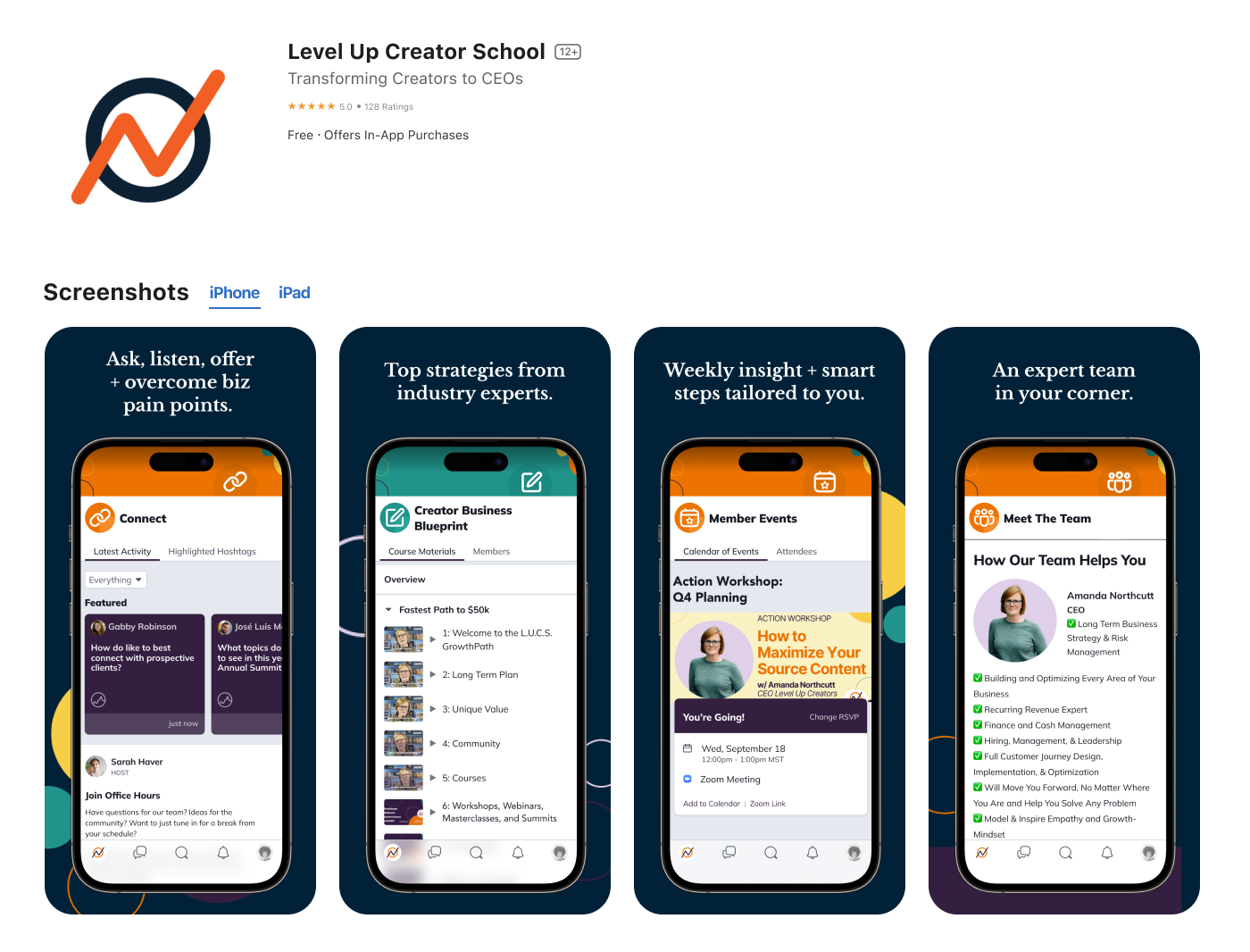 Level Up Creators App