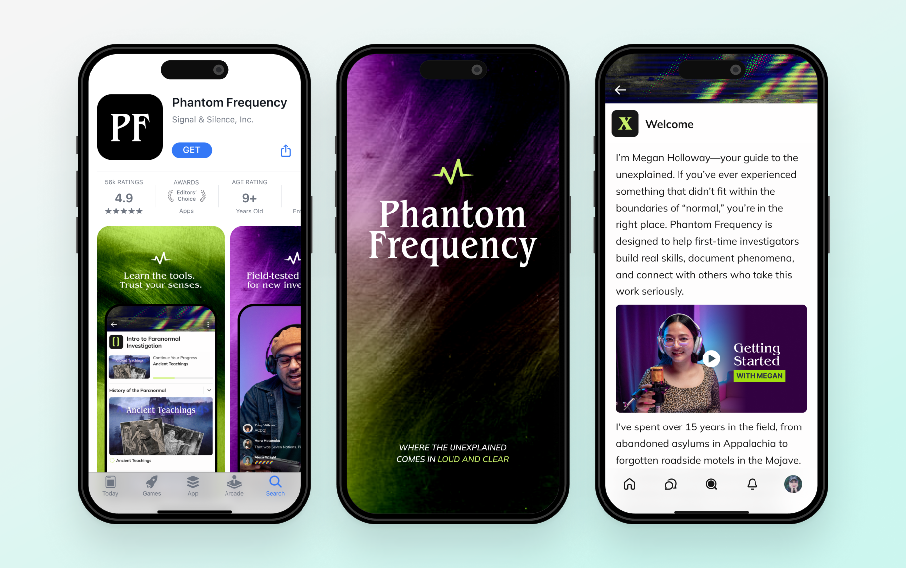 Graphics - Phantom Frequency App