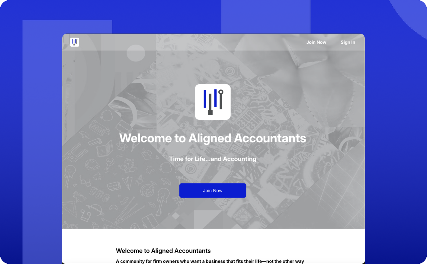 Aligned Accountants Website