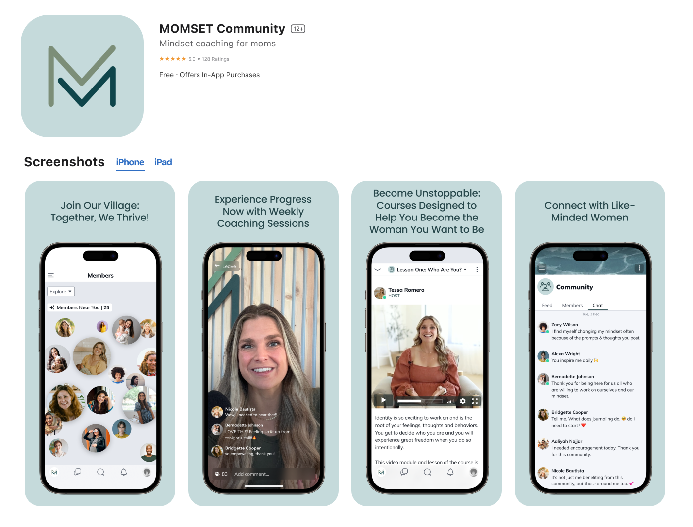 MomSet App