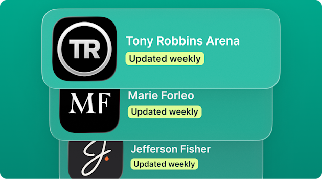 Mighty releases weekly