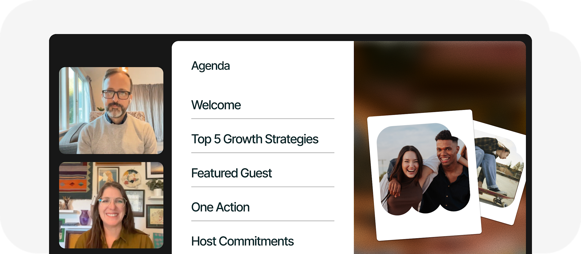Weekly Growth Workshops — live sessions with Mighty Pro Strategists covering growth strategies, case studies, and accountability