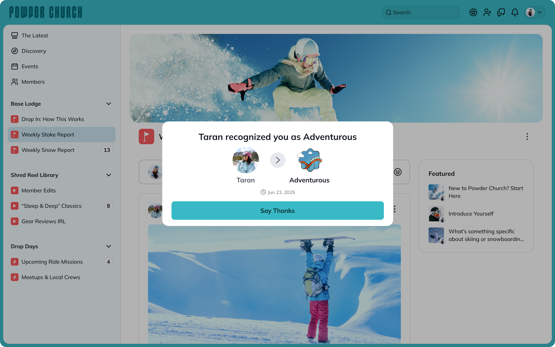 MN - Graphics - 2025 - Powder Church Recognition Gamification - 