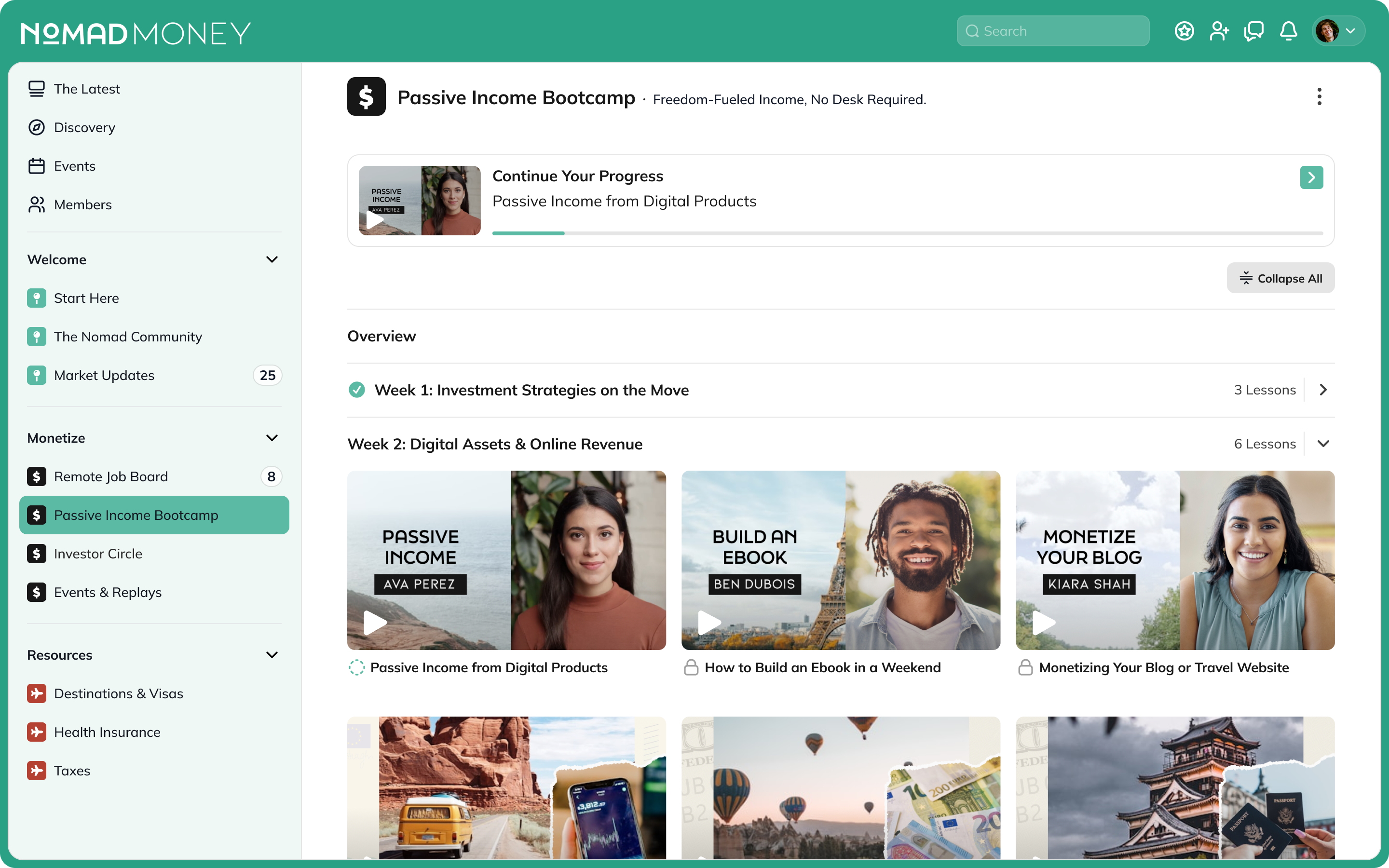 Graphics - Nomad Money Courses