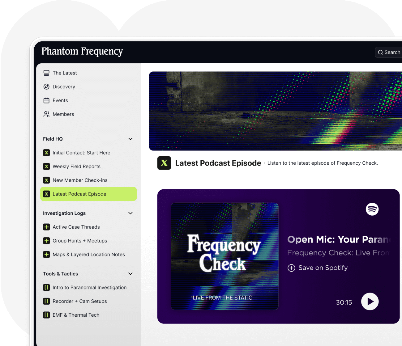 Embeds in Mighty Networks - Phantom Frequency