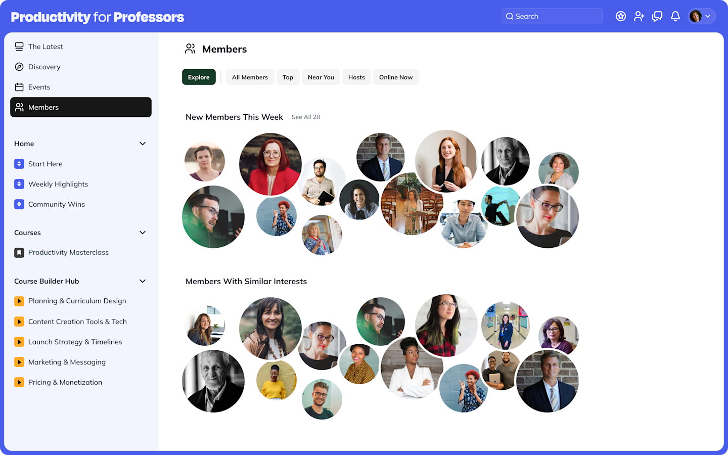 Graphics Productivity Members People-Explorer