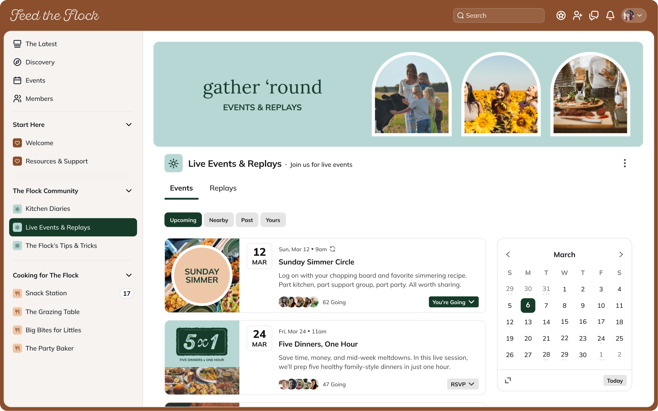 Graphics - Feed the Flock Events