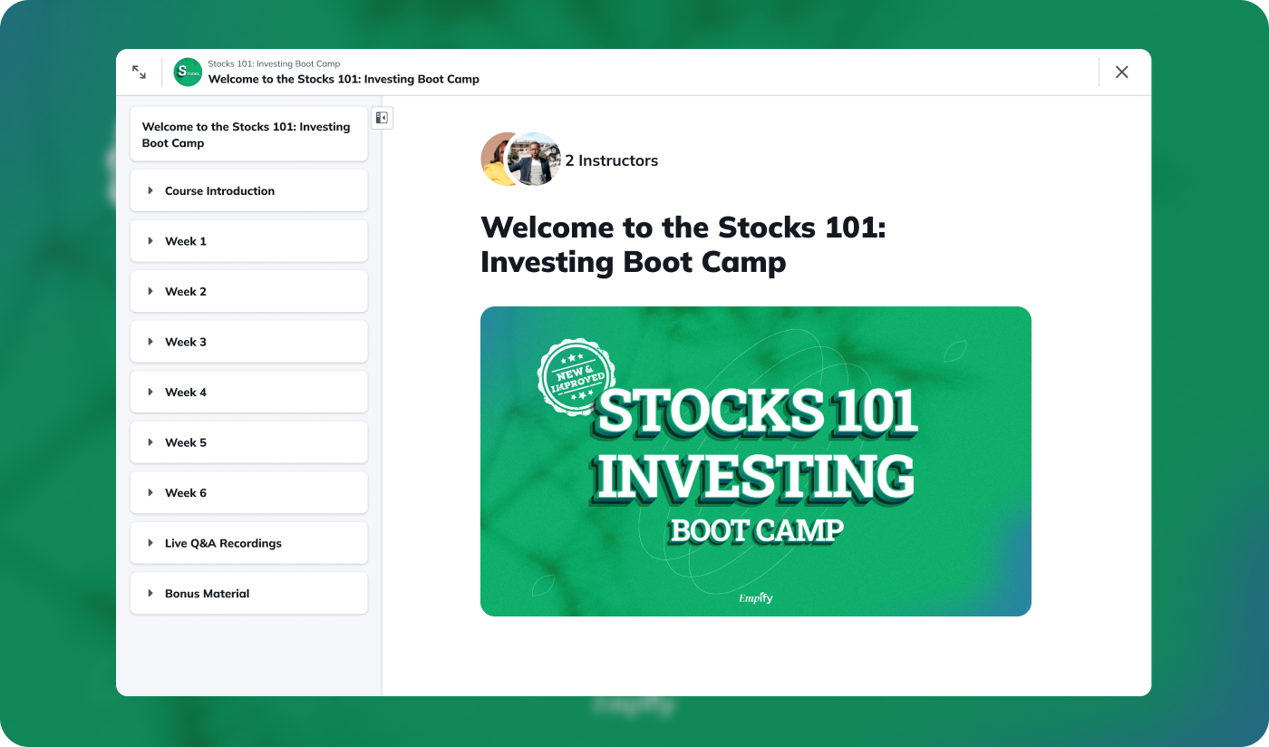 WealthBuilders Courses