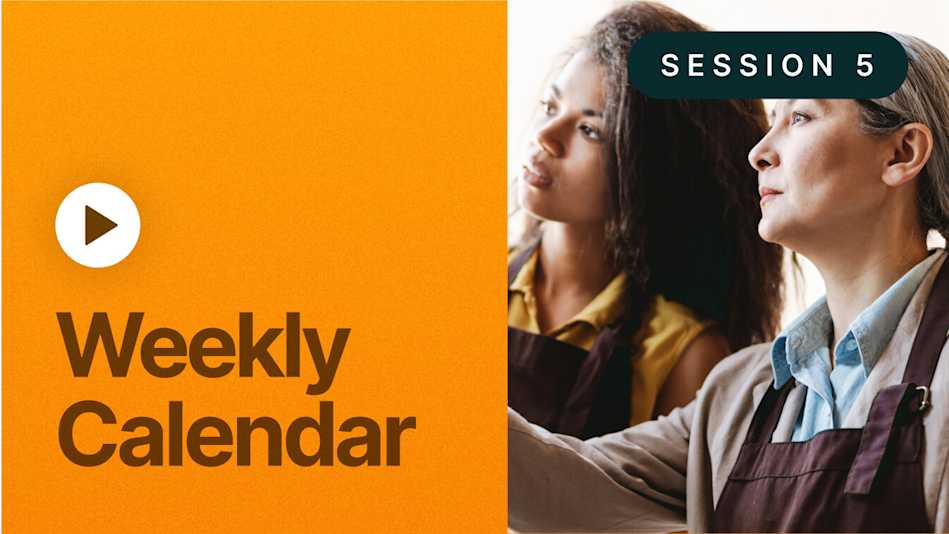 Weekly Calendar