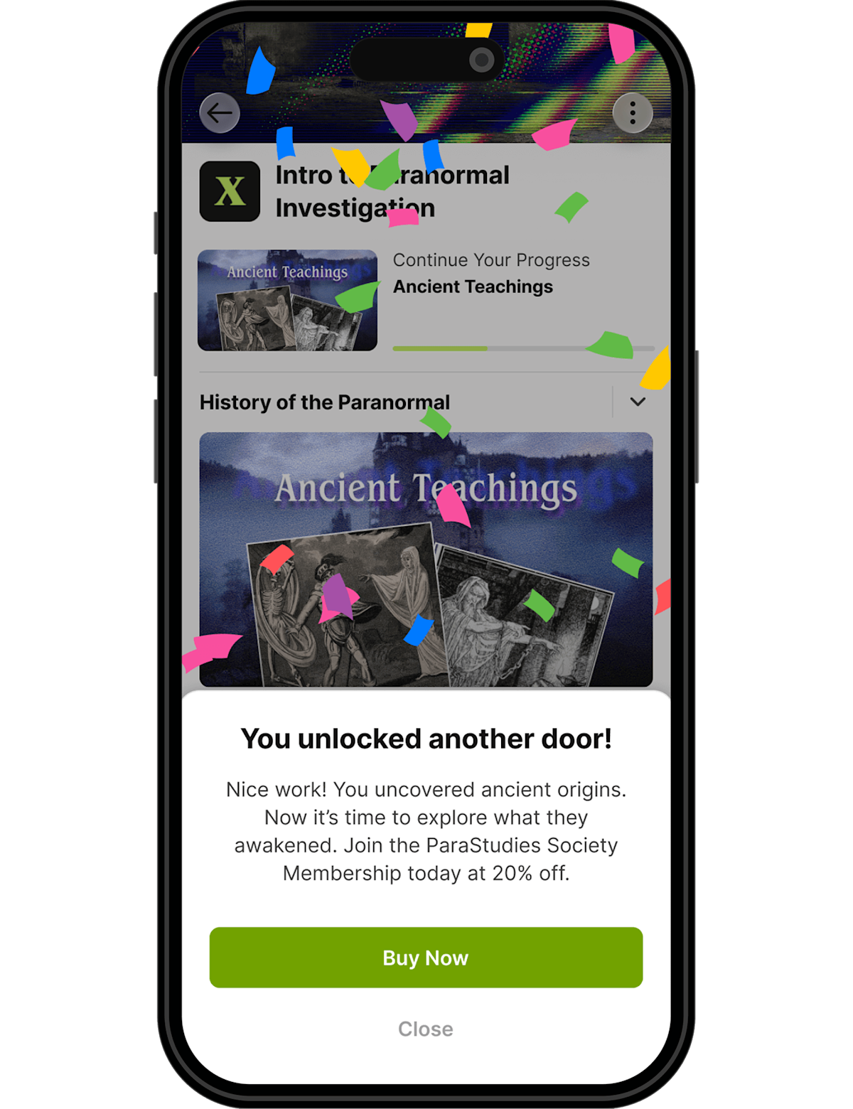 Member automations interface showing engagement features