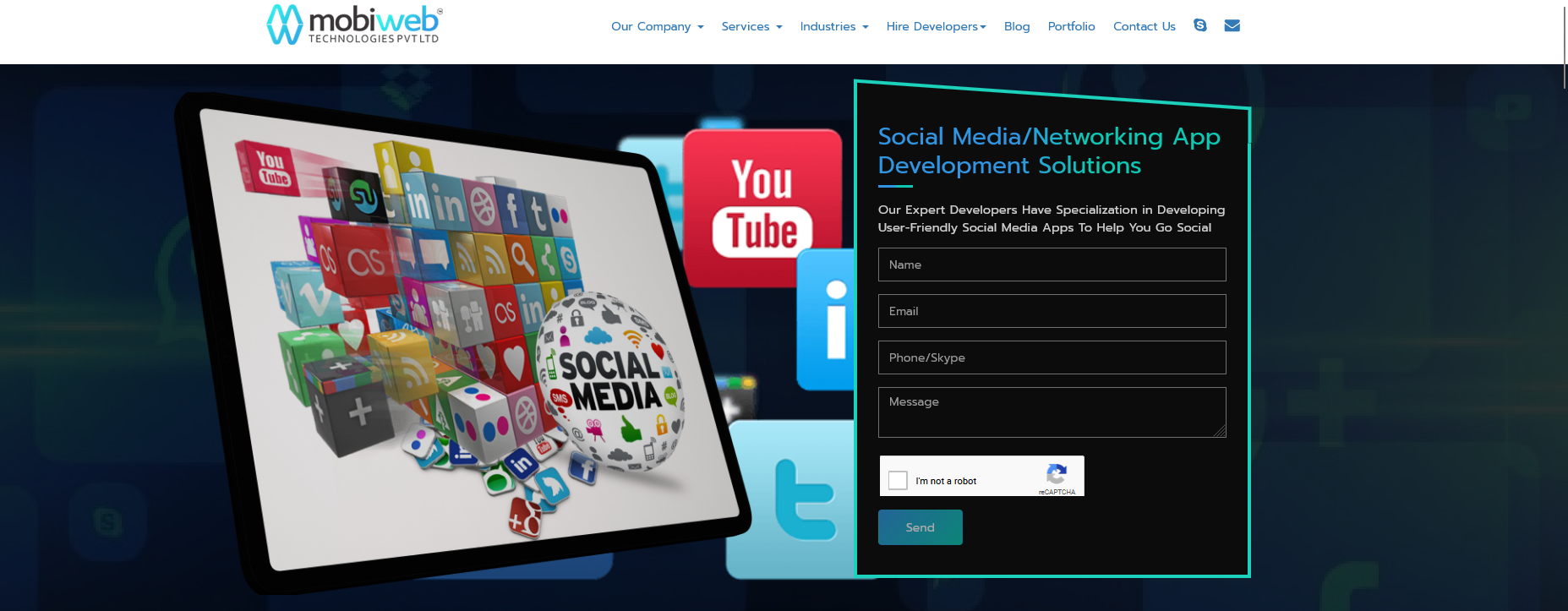 Graphics - Social Media App Development Company - Mobiweb
