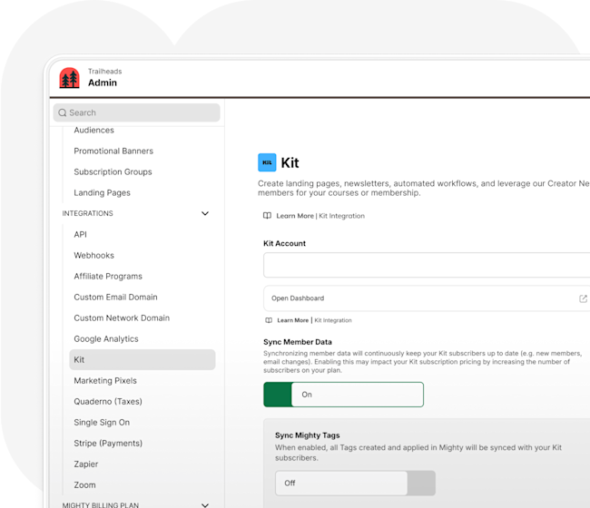 Mighty Networks. Log In Admin Features | Mighty Networks