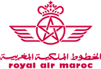 Decorative image of Royal Air Maroc logo wordmark.