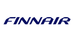Decorative image of the Finnair logo wordmark.