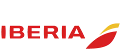 Decorative image of the Iberia logo wordmark.