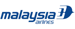 Decorative image of Malaysia Airlines logo wordmark.