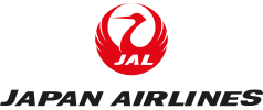 Decorative image of Japan Airlines logo.