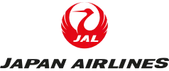 Decorative image of Japan Airlines logo.