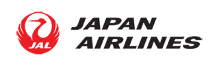 Decorative image of Japan Airlines logo.