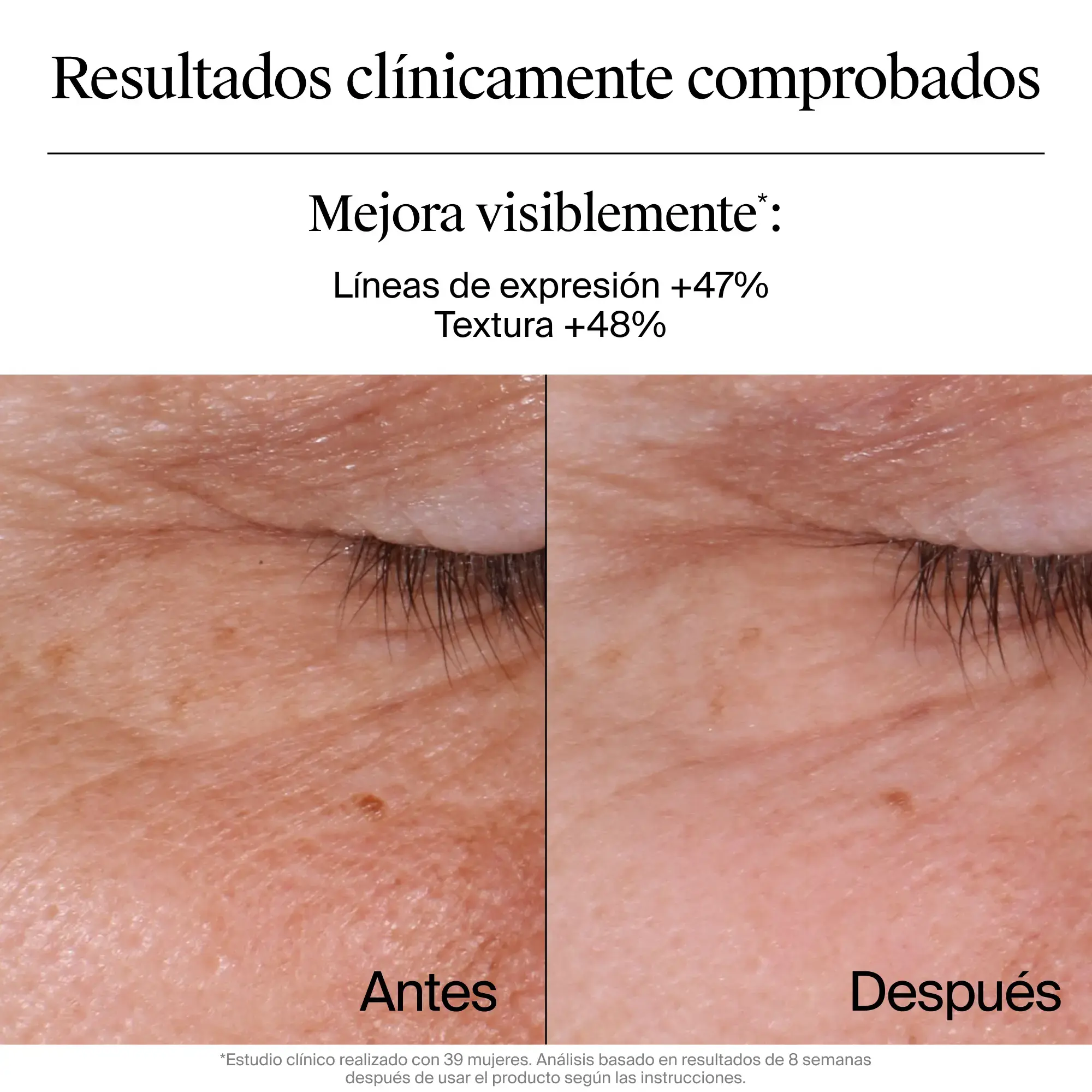 Resultados clinicamente comprobados