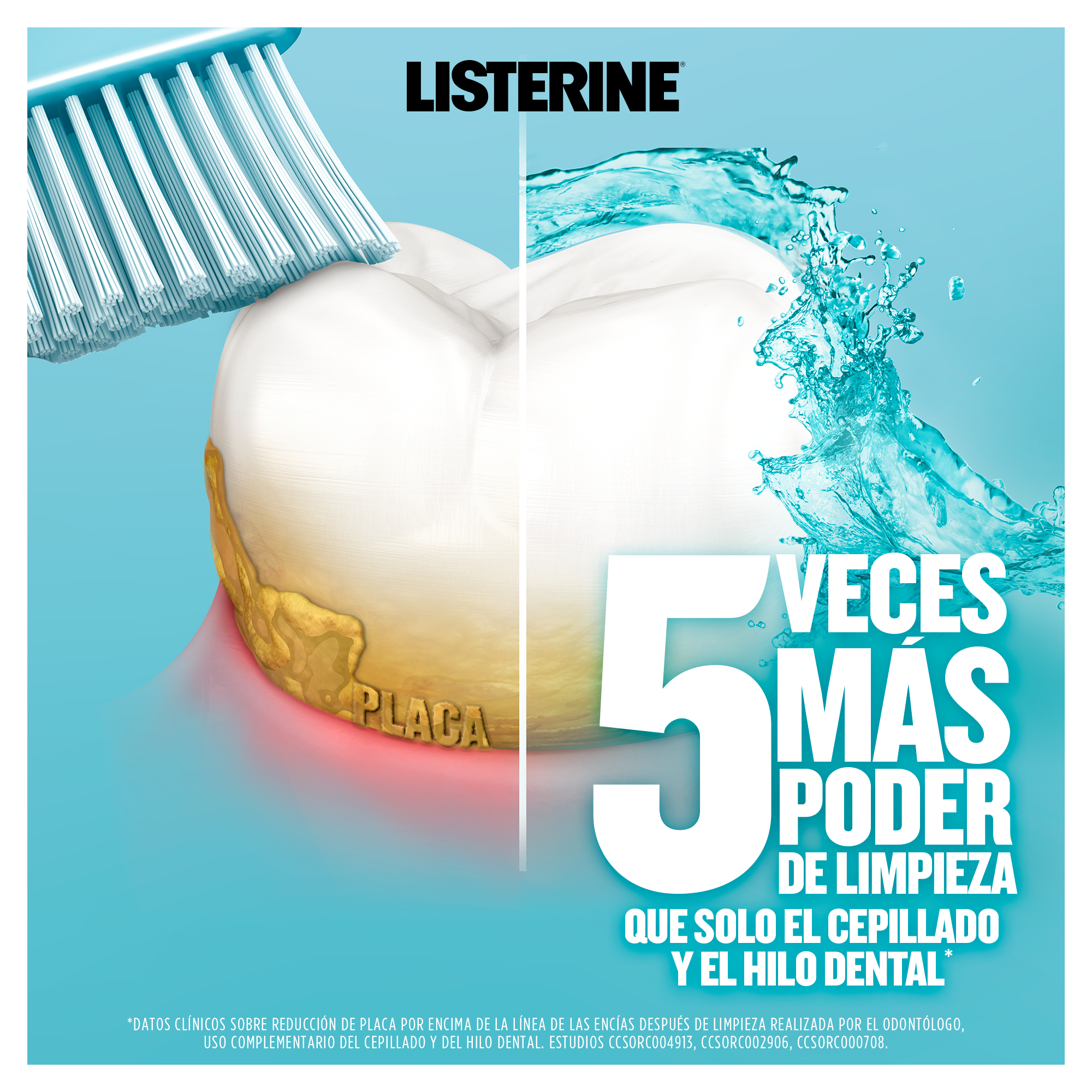 5 veces más pode de limpieza