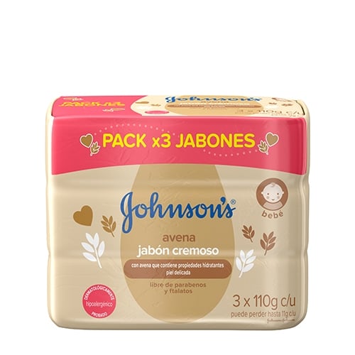 Jabón Cremoso JOHNSON’S® Baby Avena