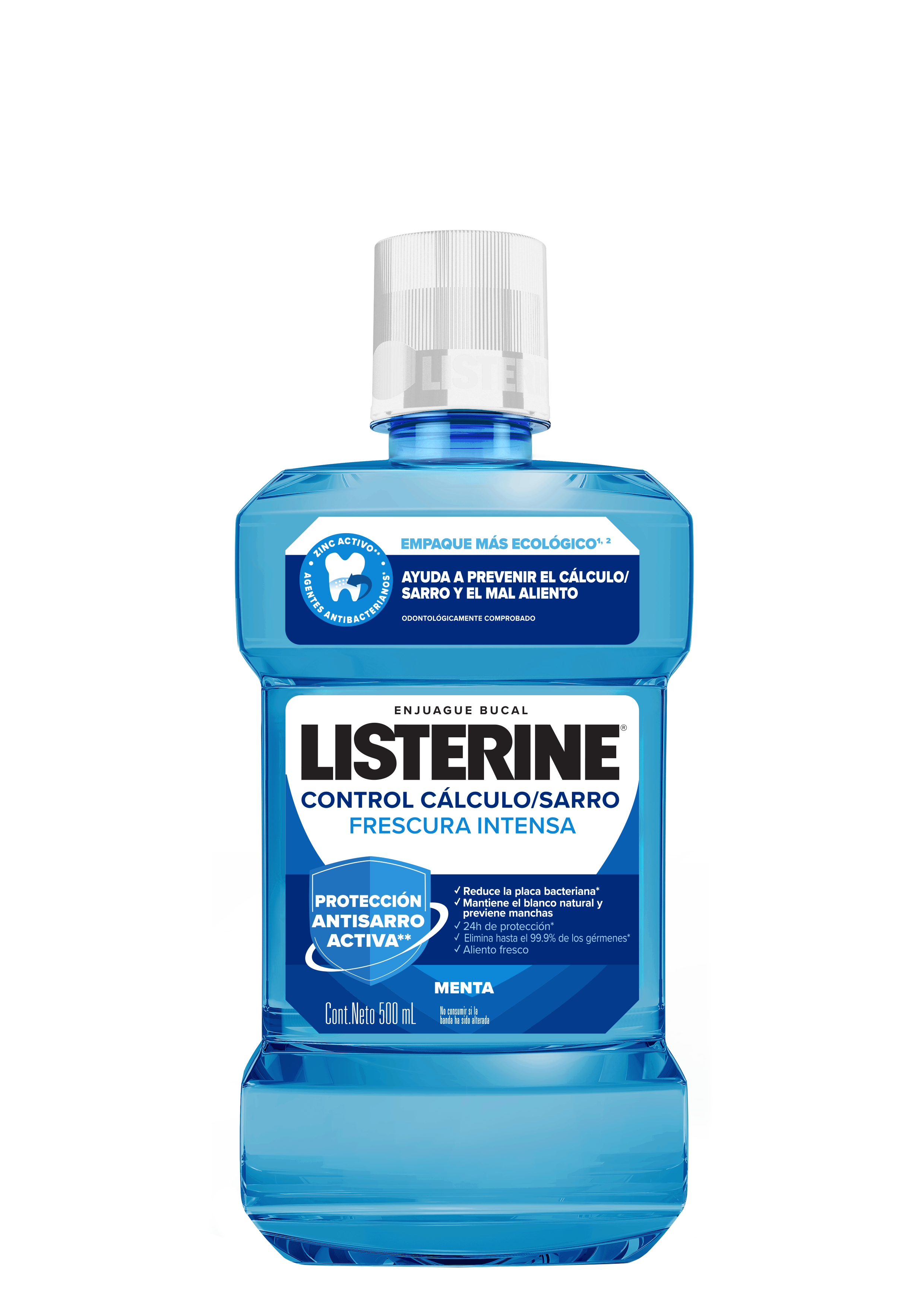 Enjuague Bucal LISTERINE® Control Cálculo/Sarro Frescura Intensa FRONT