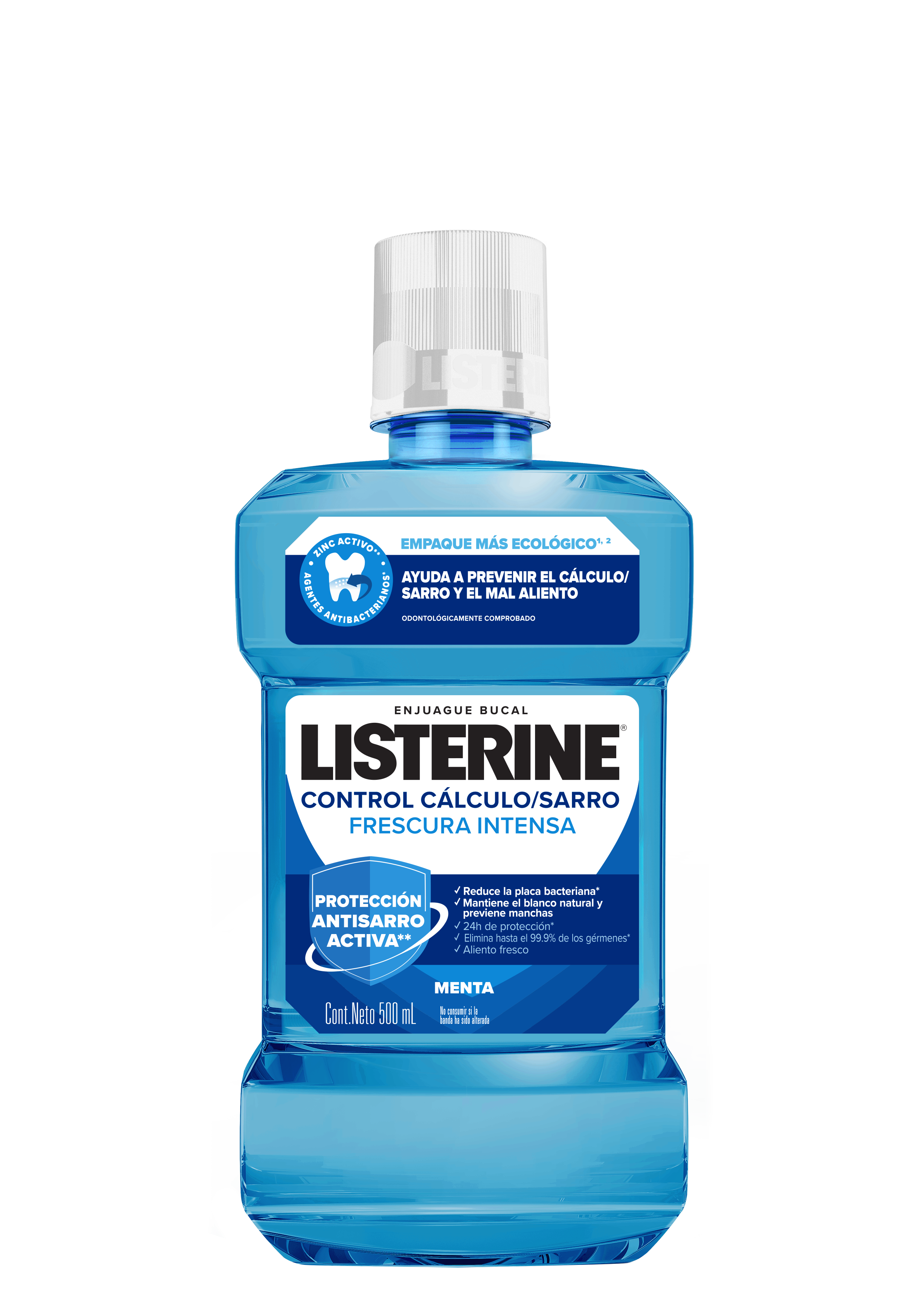Enjuague Bucal LISTERINE® Control Cálculo/Sarro Frescura Intensa FRONT