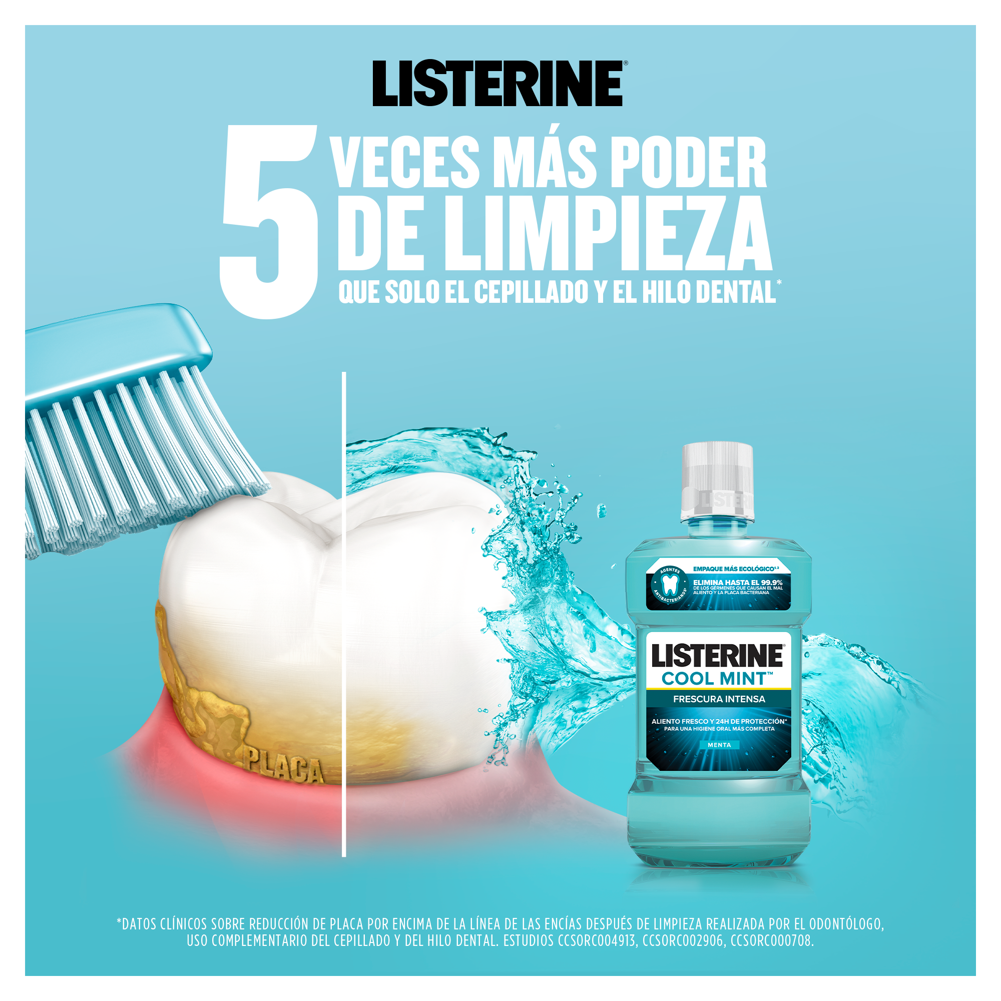 5 veces más poder de limpieza