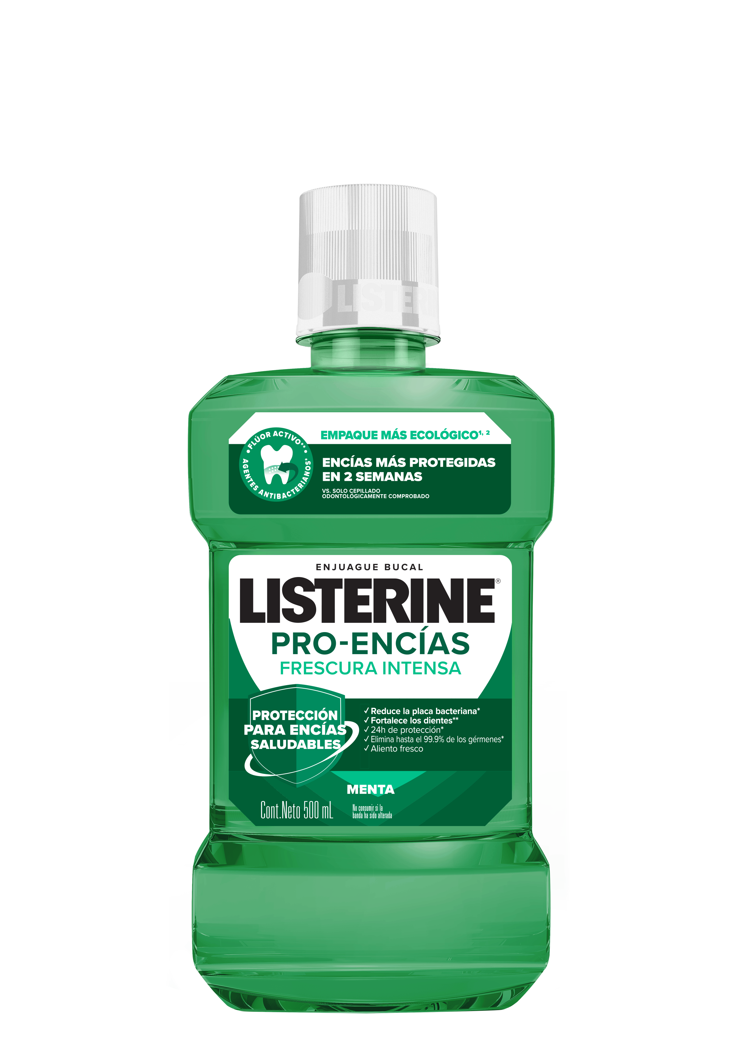 Enjuague Bucal LISTERINE® Pro-Encías Frescura Intensa