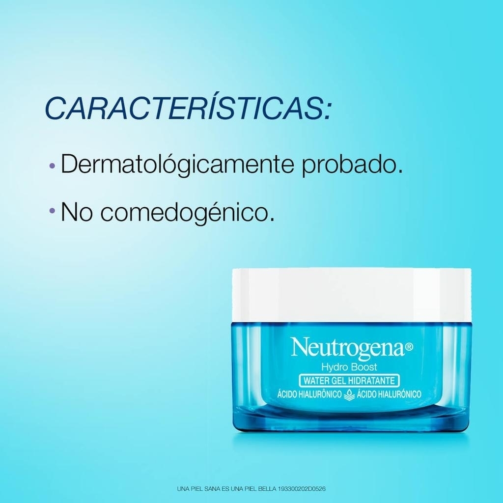 Crema Hidratante Facial en Gel Neutrogena Hydro Boost Water Gel Ácido Hialurónico 50g image 5