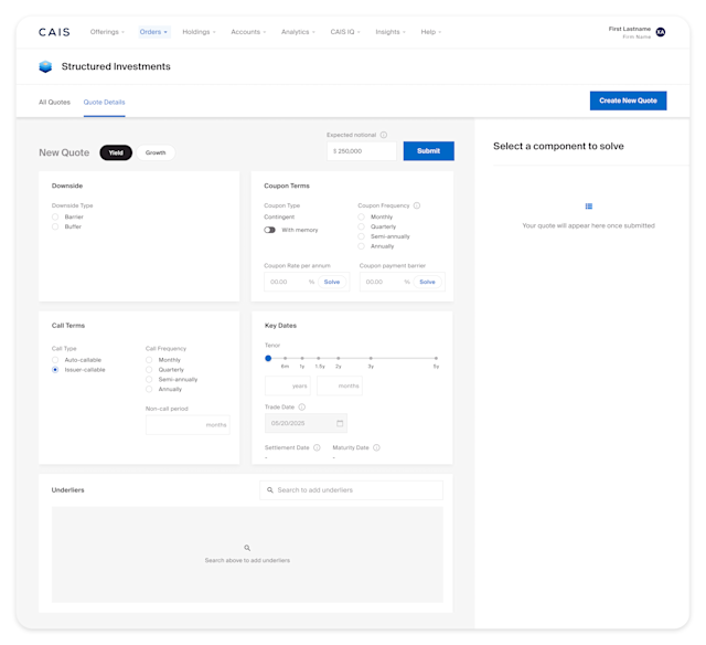 Enhancing Advisor Workflows on the CAIS Platform - CAIS