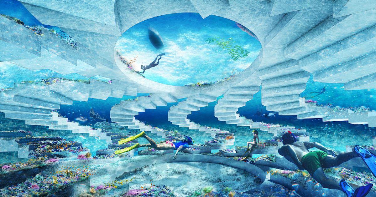 科学とアートの可能性を提供する水中公園「The ReefLine(リーフライン 科学とアートの可能性を提供する水中公園「The ReefLine(リーフライン