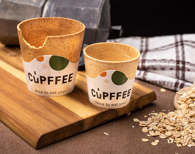 耐熱85度、12時間漏れない─サステナブルな食べられるカップ「Cupffee」が2.8億円を資金調達