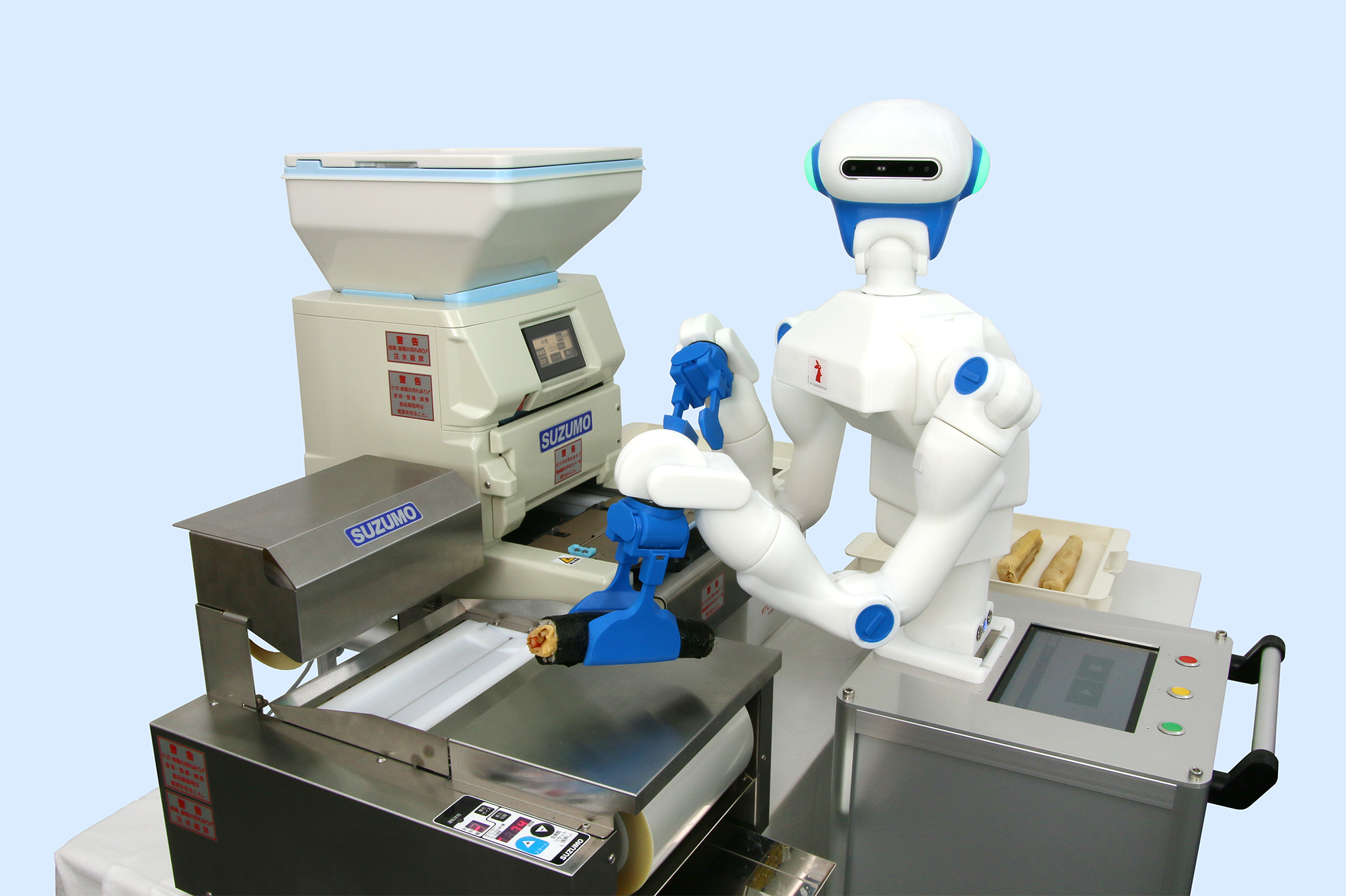 巻き寿司製造の全自動化を可能にする人型協働ロボット「Foodly スズモコラボモデル」が誕生