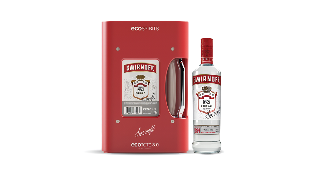 DiageoとecoSPIRITS、再利用できるガラス瓶で蒸留酒を世界18の市場へ展開─スミノフ、ゴードンズ、キャプテン・モルガンで展開